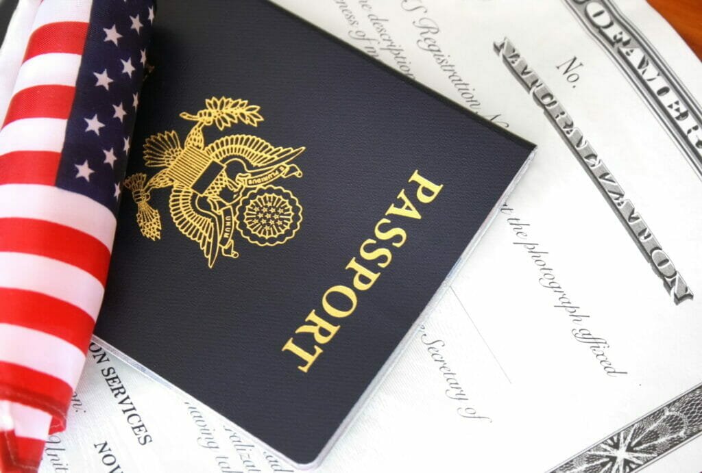 Depositphotos_22281877_XL USA american flag and passport